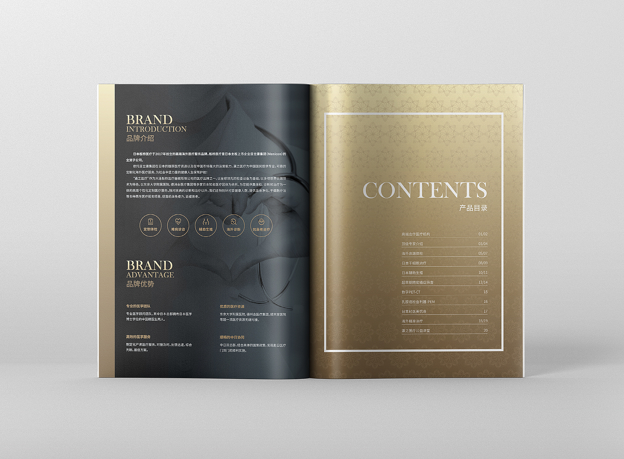 黑金医疗画册（图ZMzIxNzg1OTY0） - 书籍/画册 - 站酷设计师柚zheyang原创素材 - 站酷ZCOOL