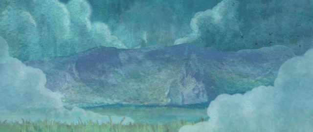 【不透明水彩】把一张水彩画延展成动画