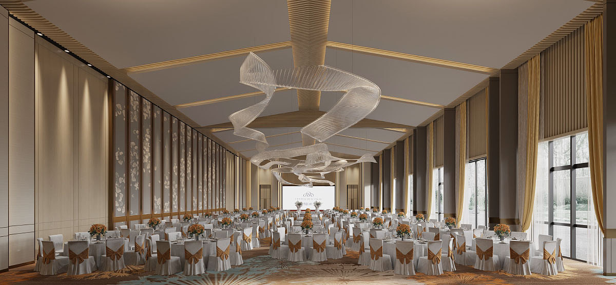 西安临潼隐沫酒店装修效果图