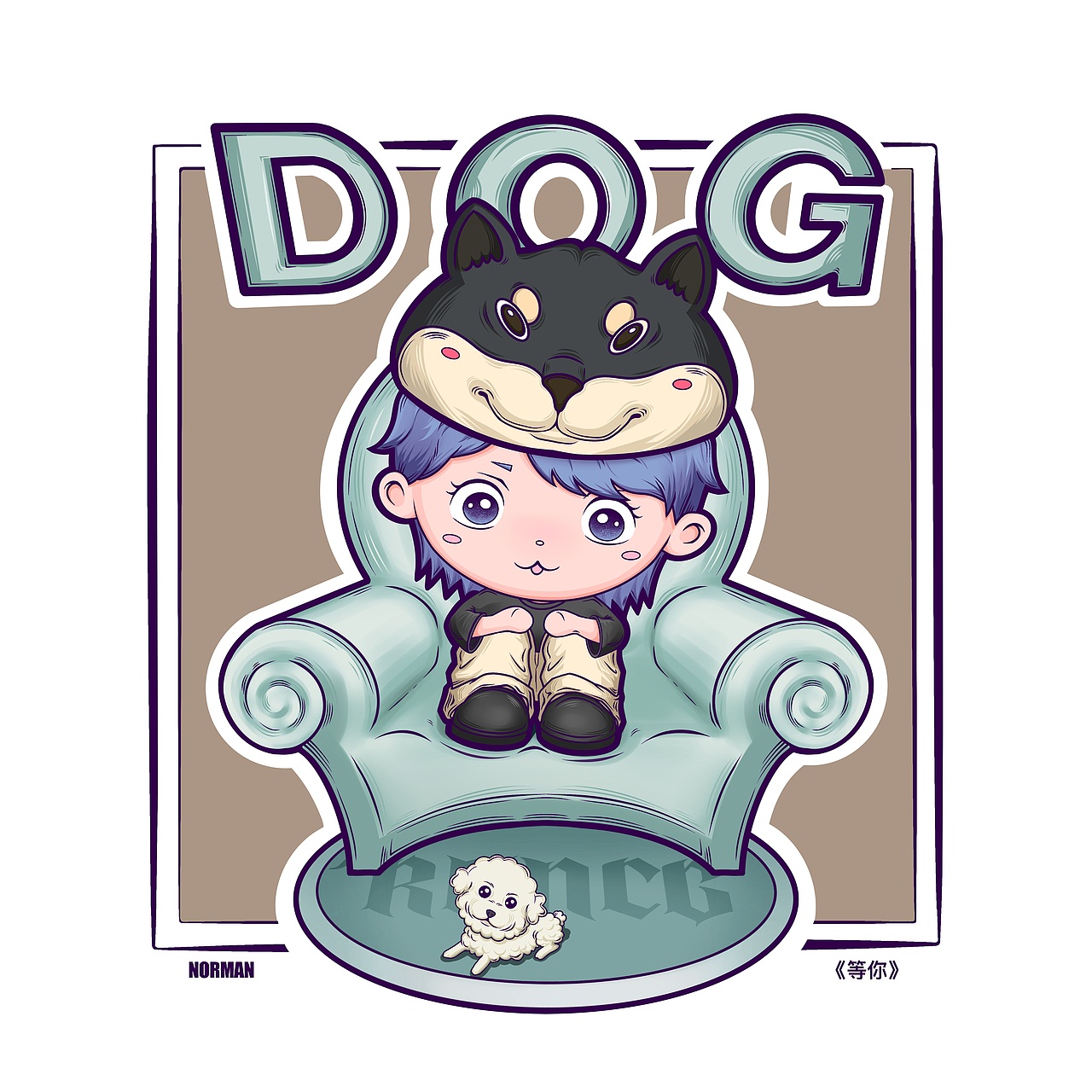 【SuSu · RUNCG】原创潮玩手办IP设计丨十二生肖系列之《等你》