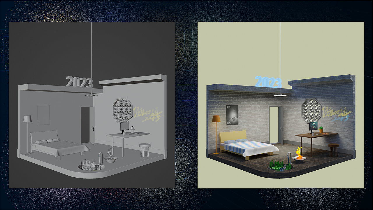 Blender三维·里程碑2023.3.23