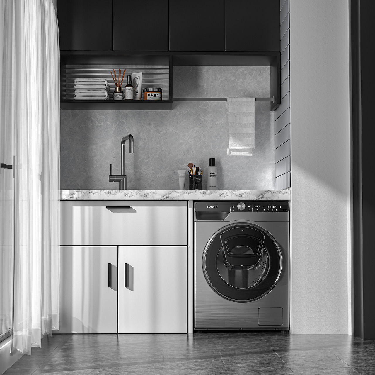 厨房场景产品建模渲染