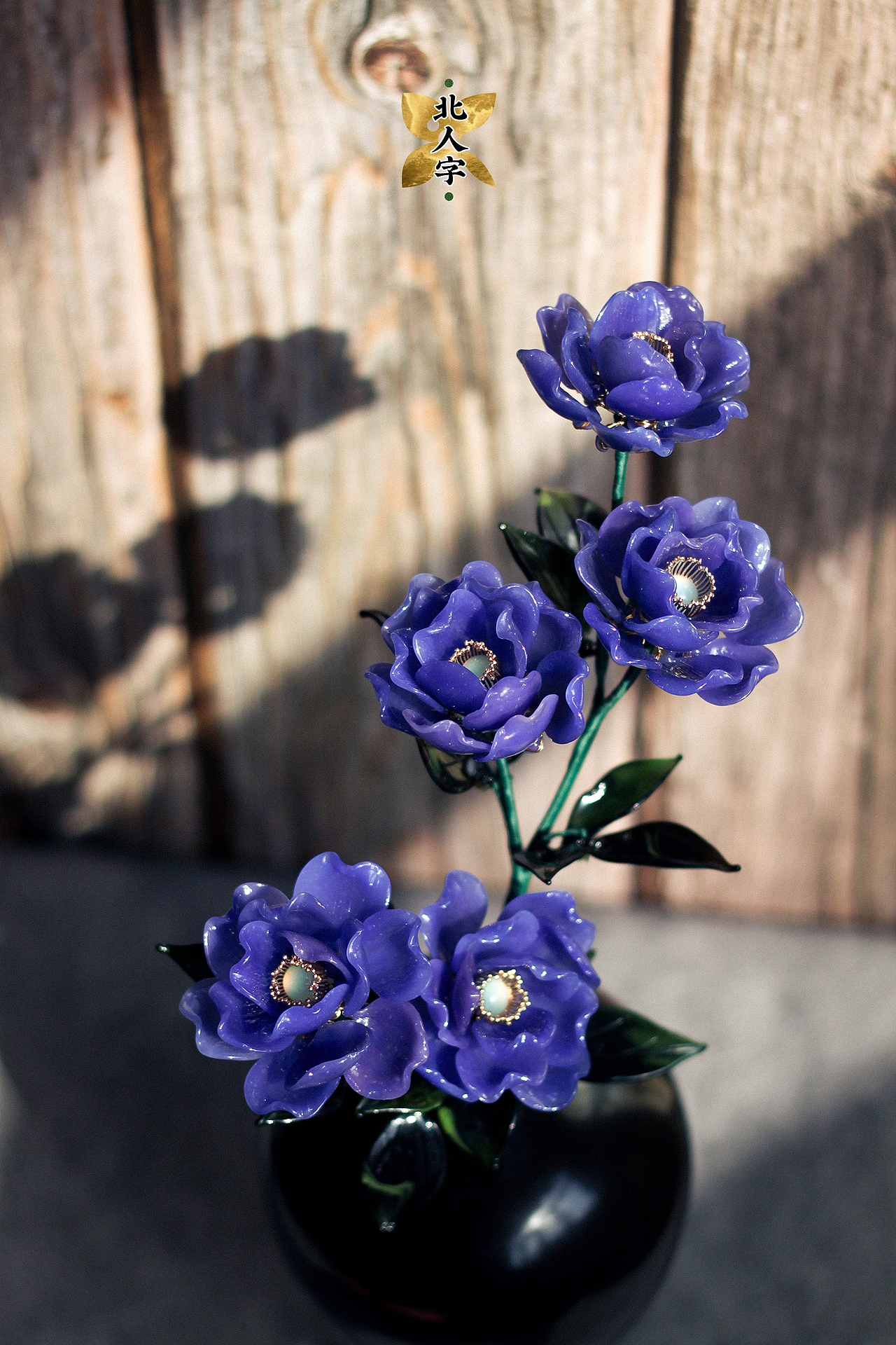 料器花——一些插瓶花枝（图ZMzQwMDMyNjU2） - 工艺品设计 - 站酷设计师北人字原创素材 - 站酷ZCOOL