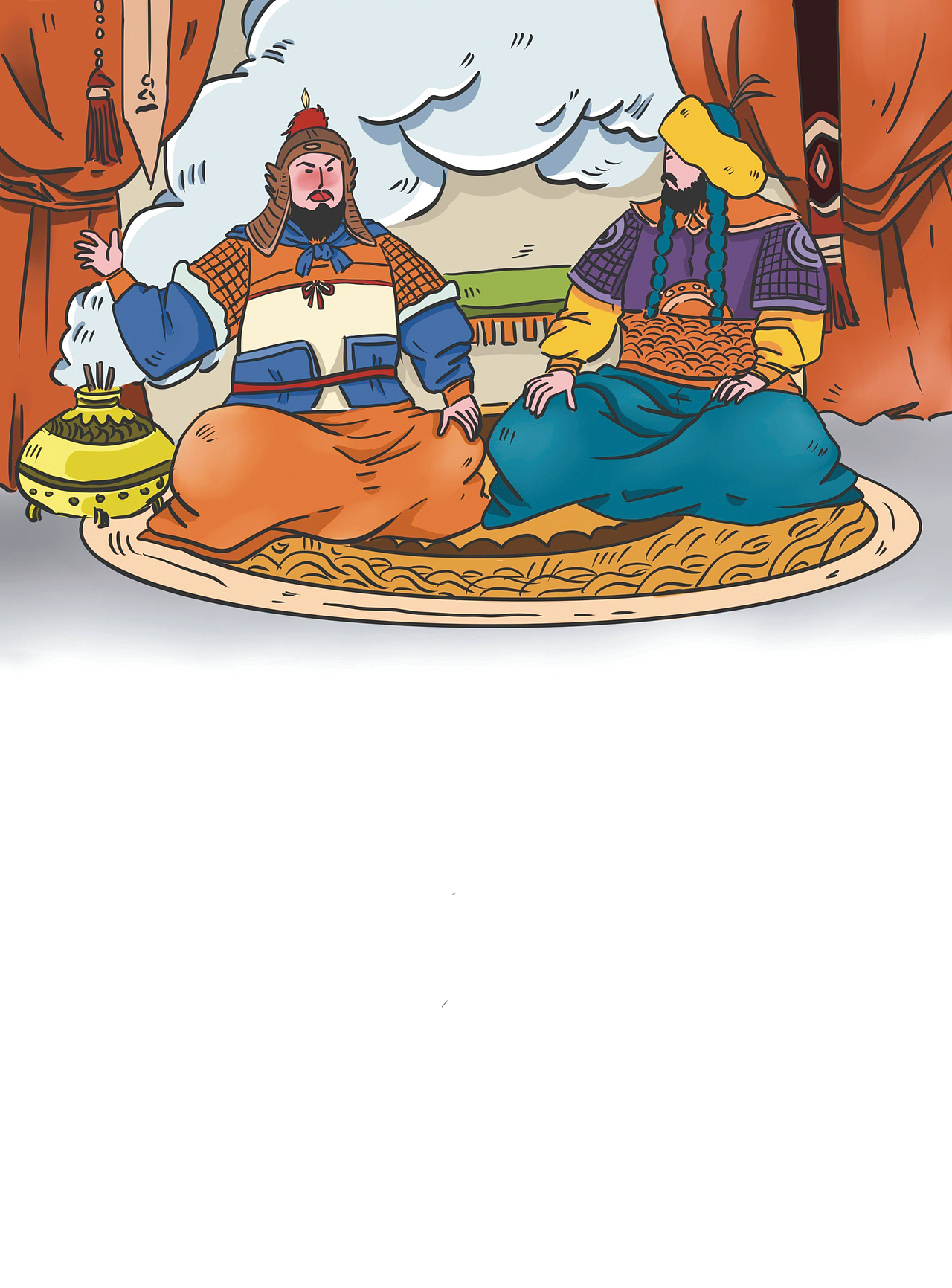 三十六计故事 | 儿插（图ZMzQ3NTMyMTMy） - 儿童插画 - 站酷设计师查rui原创素材 - 站酷ZCOOL