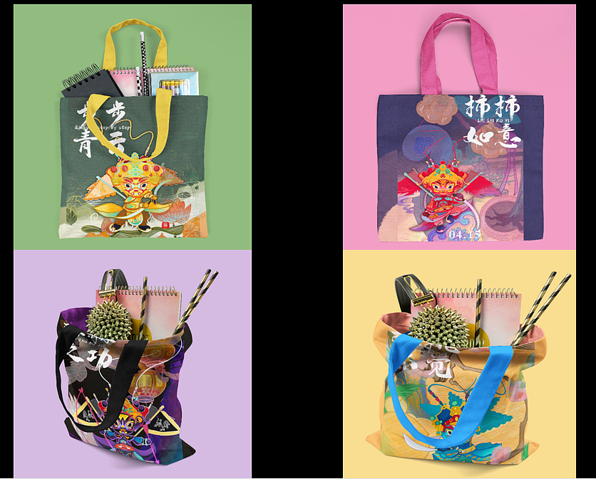 傩戏五猖ip设计（内含插画） | 视觉图像研究（图ZMzM4NDM3ODI4） - IP形象 - 站酷设计师莲华三喻原创素材 - 站酷ZCOOL