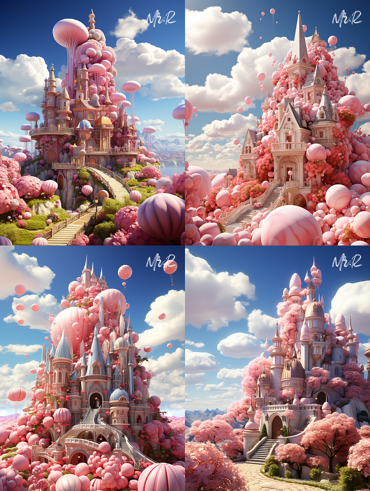 梦幻城堡 — AI绘画