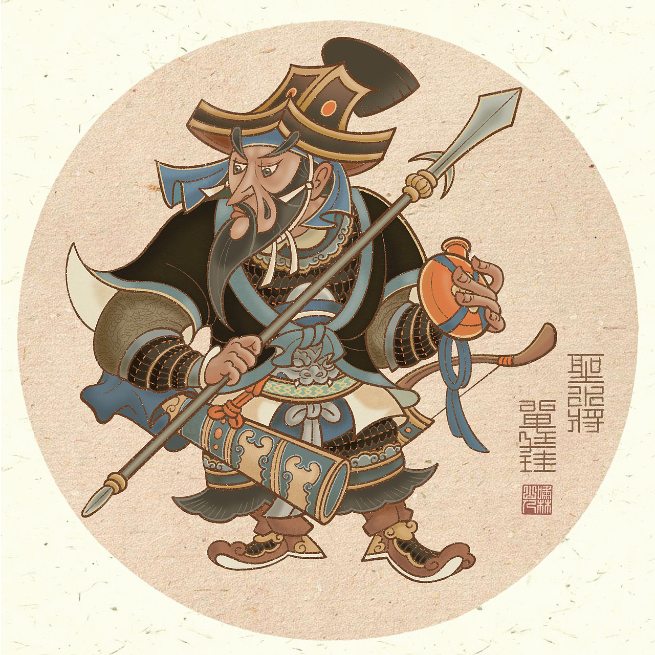 【水浒江湖绘卷】108将第一弹（图ZMjk5NDI0MjY4） - 创作习作 - 站酷设计师啸林山人原创素材 - 站酷ZCOOL