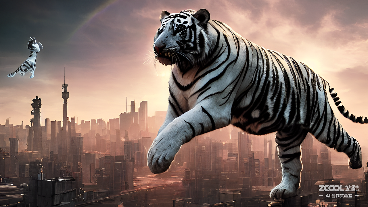 虚幻城市物语——站酷AI-LAB测试（图ZMzIxMDAwNDUy） - AI作品 - 站酷设计师MILO羽洋原创素材 - 站酷ZCOOL