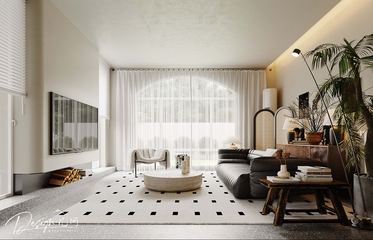 几何空间视觉表现 | 溪岸宝墅现代客餐厅（图ZMzQ1MzY0NTg0） - 家装设计 - 站酷设计师几何空间灬原创素材 - 站酷ZCOOL