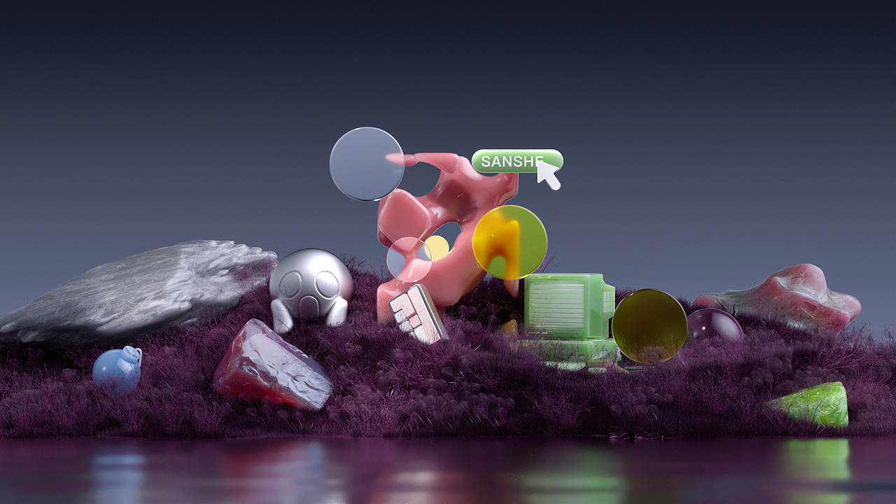 3-4月份三维（未来自然）（图ZMjk5OTI0OTY4） - 场景 - 站酷设计师小小爬原创素材 - 站酷ZCOOL