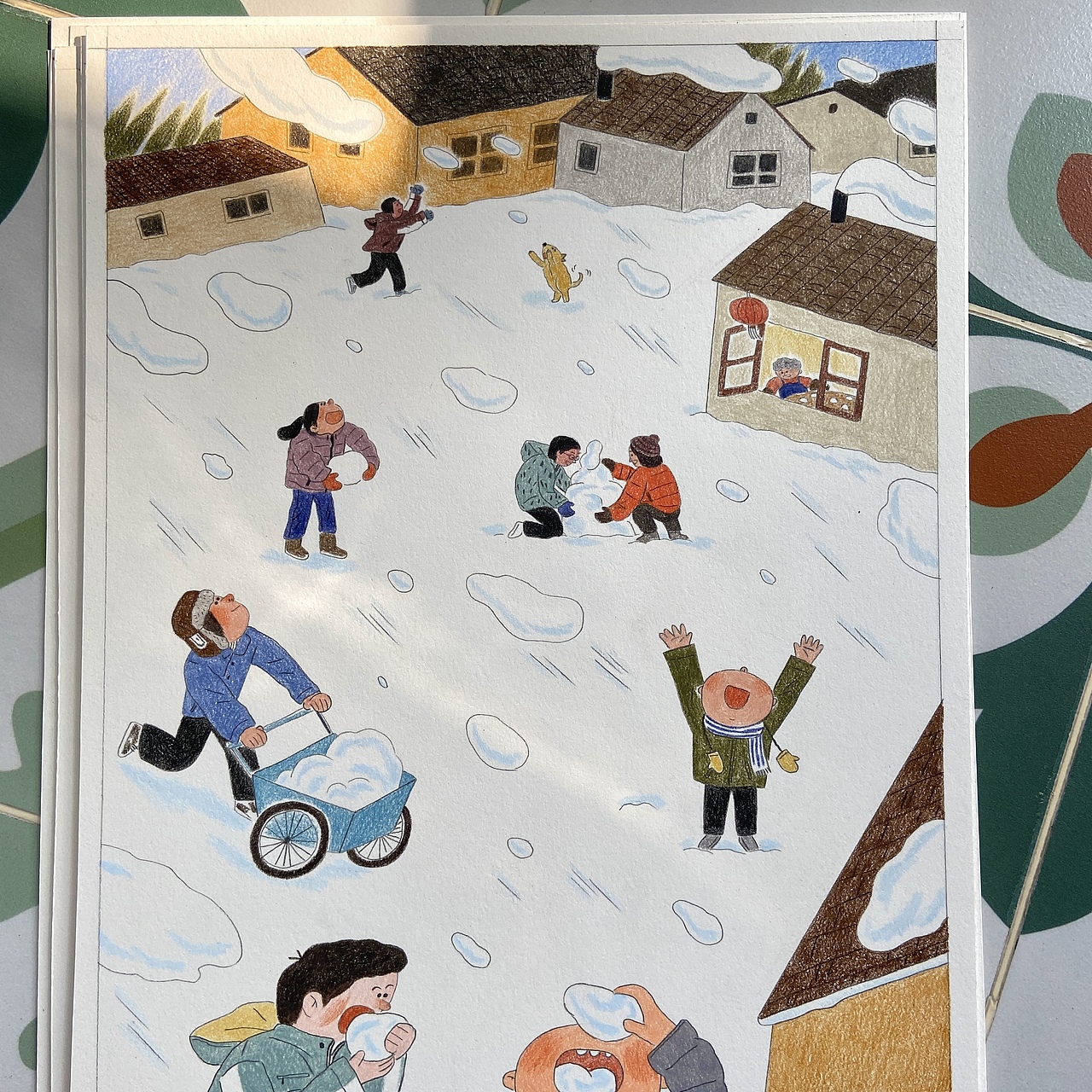 《东方娃娃》杂志插图 × 2（图ZMzcwODY1OTY4） - 绘本 - 站酷设计师大凤在杭州原创素材 - 站酷ZCOOL