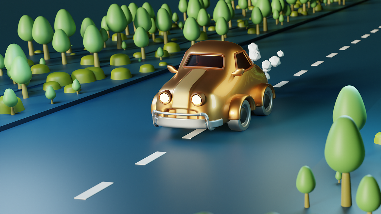 blender制作小车动画（图ZMzU0NTYwNjg0） - 动画片 - 站酷设计师tangqian_123原创素材 - 站酷ZCOOL