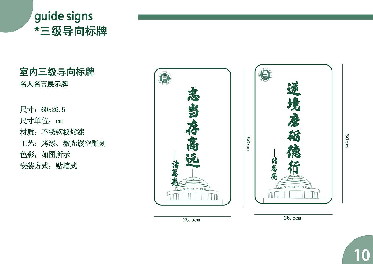 导向标识设计——信阳农林学院图书馆（图ZMzU2MDY5MzY4） - 信息图表 - 站酷设计师小马睿睿原创素材 - 站酷ZCOOL