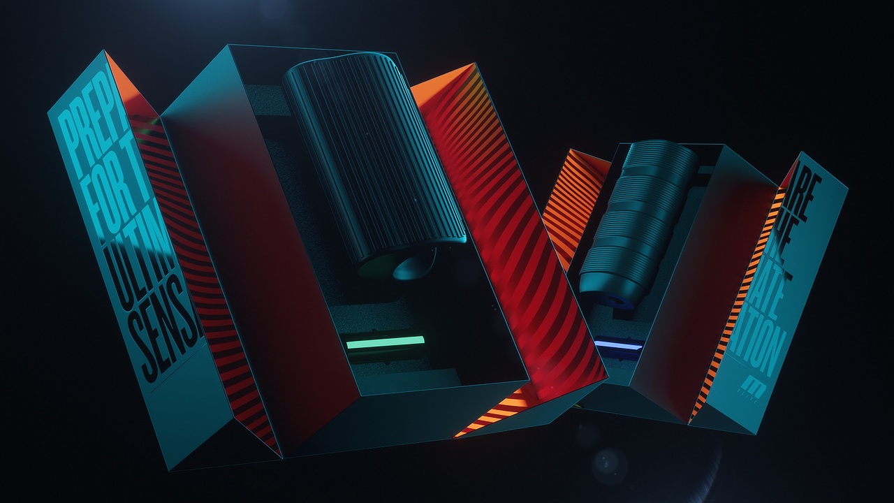 Blender产品动画:Blush·M-Elite Platinum