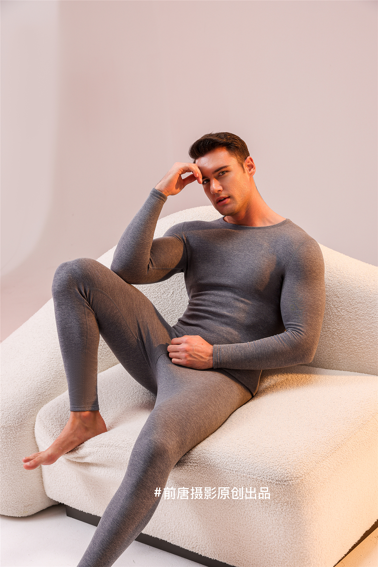 男士保暖衣 保暖内衣 品牌内衣 保暖裤拍摄