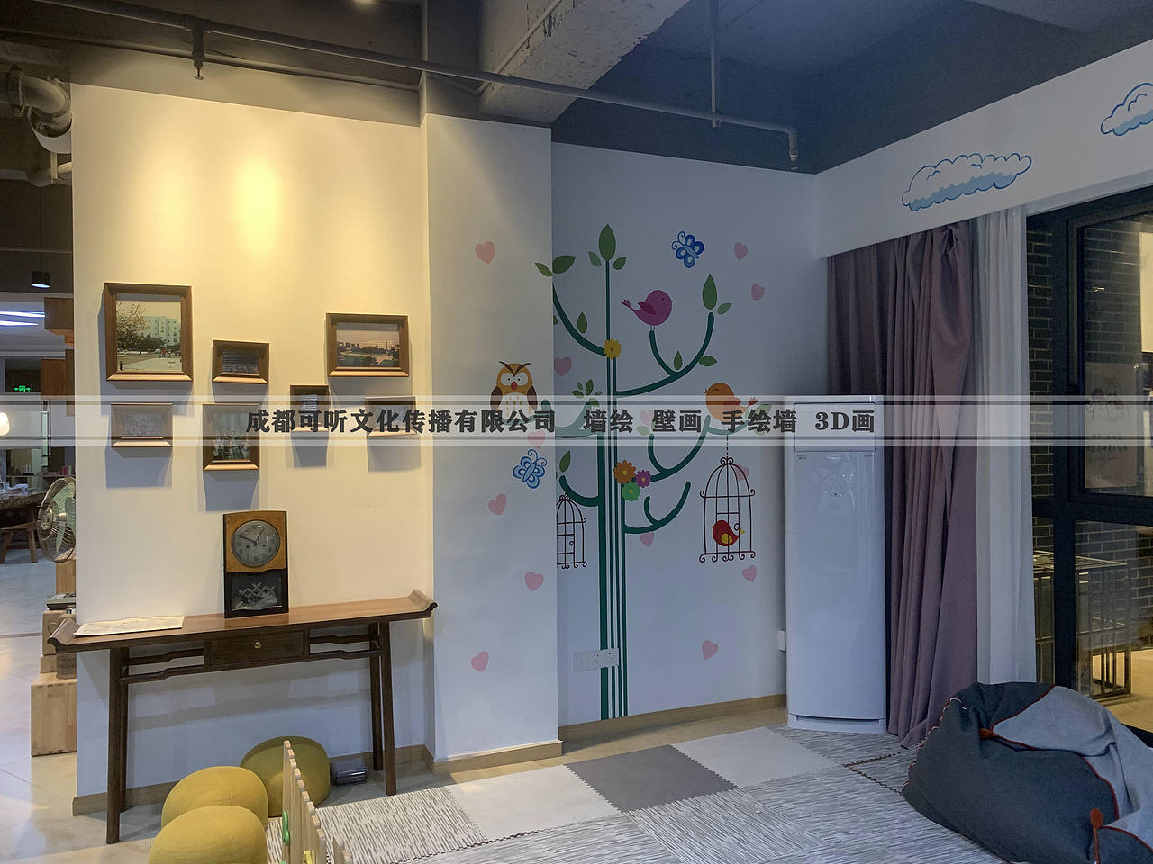 室内墙绘 社区文创(图ZMjk5NTIxOTQ4) - 绘画 - 站酷设计师会有时艺术原创素材 - 站酷ZCOOL