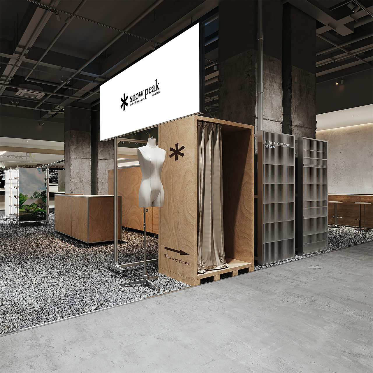 Snow Peak·宁波阪急店 | 魔戏空间设计案例