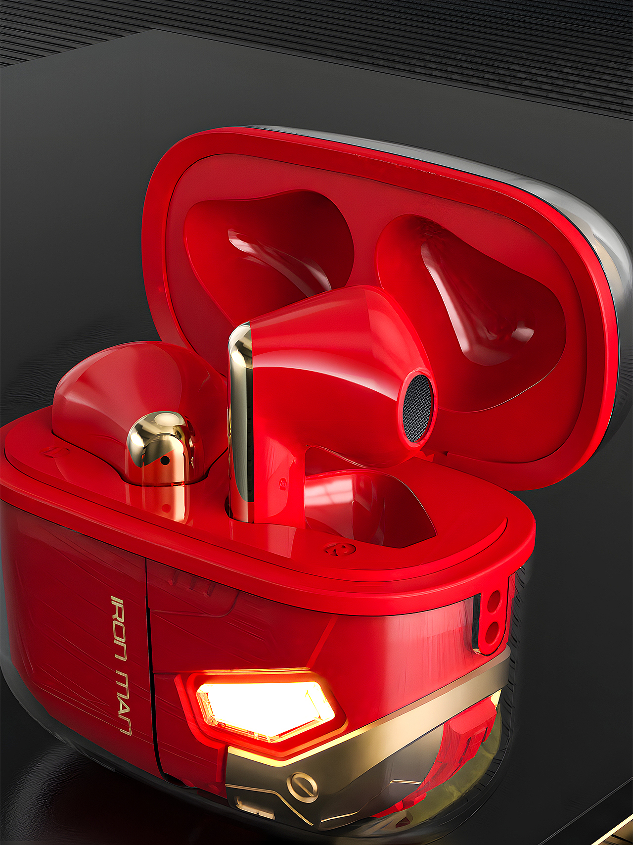 半机甲蓝牙耳机