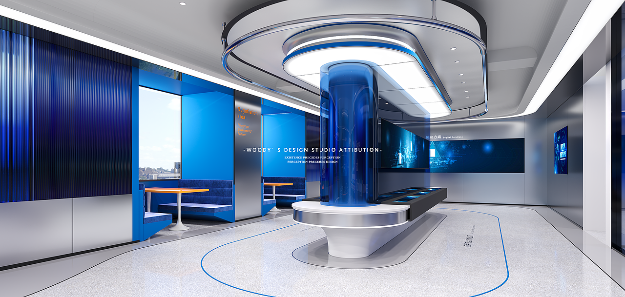 嵊州市某产业大脑中心（图ZMzQwMDYwMzQw） - 展陈设计 - 站酷设计师Woody_J原创素材 - 站酷ZCOOL