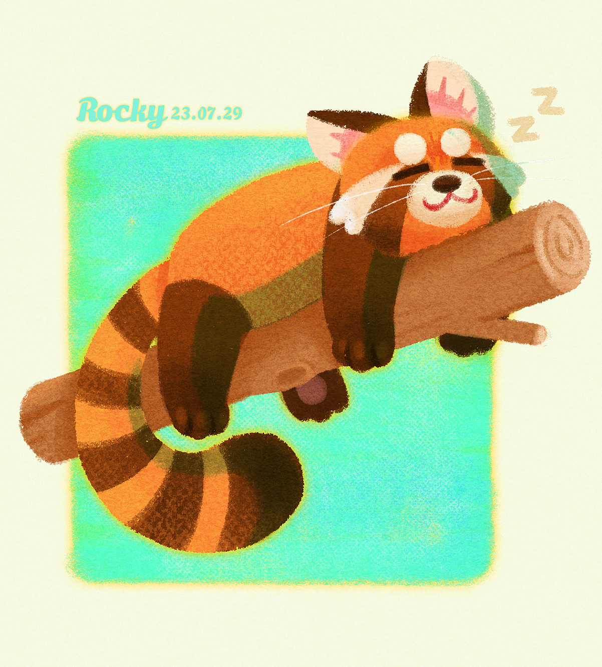 可爱小熊猫的4种状态