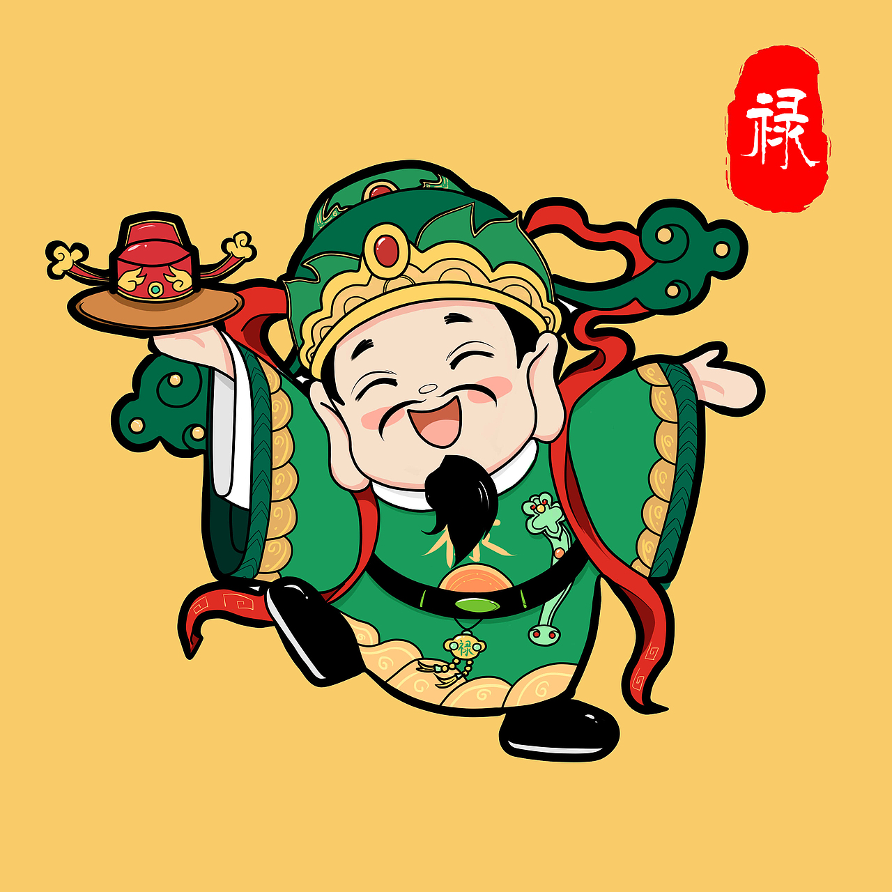福禄寿喜财 小神仙ip创作