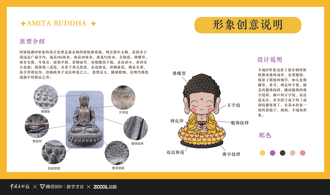 【古物焕新】- 阿弥陀佛卡通IP形象（图ZMzU3Mjc0MjQw） - 创作习作 - 站酷设计师圆梦0702原创素材 - 站酷ZCOOL