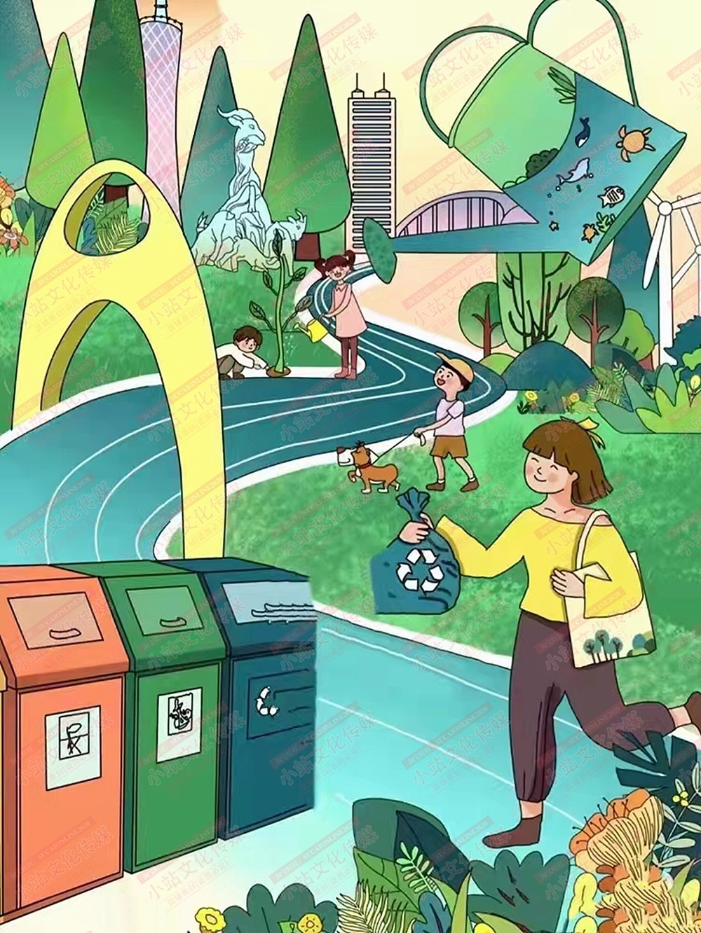 中小学生电脑绘画作品创作制作（图ZMzA5NTE3MTY0） - 儿童插画 - 站酷设计师sucaionline2020原创素材 - 站酷ZCOOL