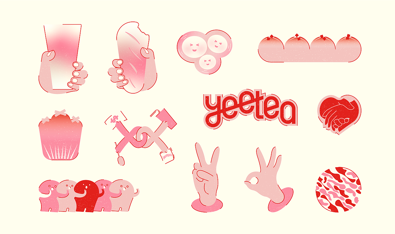 YEETEA耶茶品牌VI设计（图ZMzU0NzI3NDg0） - 品牌 - 站酷设计师FungoDesign原创素材 - 站酷ZCOOL