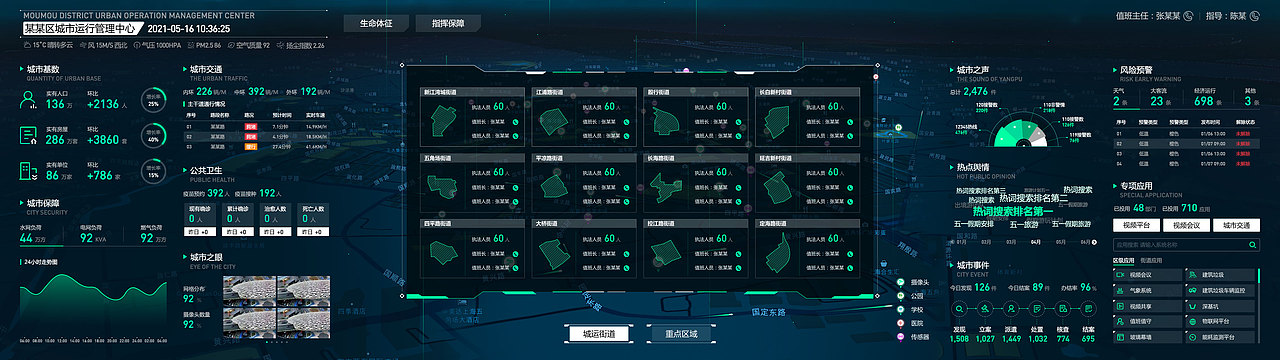 城市运行平台可视化项目（图ZMzQyODExNDY4） - 其他UI - 站酷设计师满溢manyi原创素材 - 站酷ZCOOL