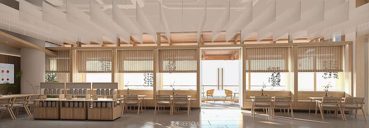 思所丨长沙 来恰茶 新中式茶饮空间设计