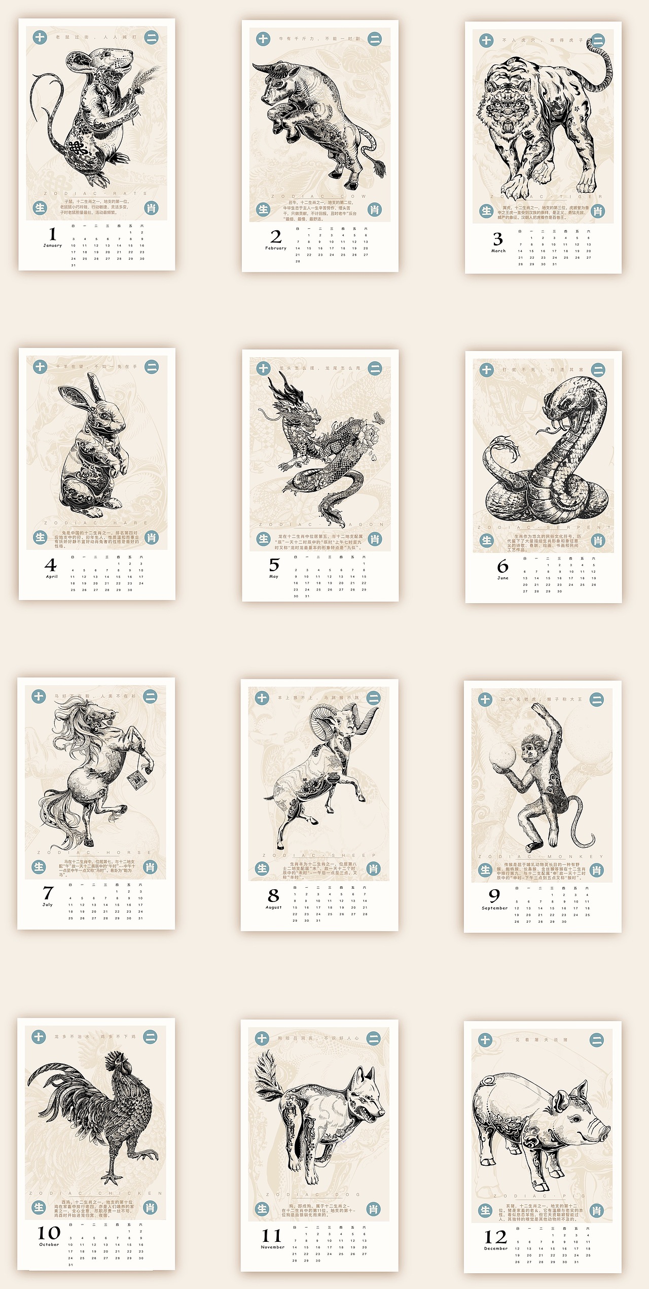 2022上半年作品合集【兔年插画】【十二生肖】（图ZMzE1NzM5ODU2） - 商业插画 - 站酷设计师画画的阿城原创素材 - 站酷ZCOOL