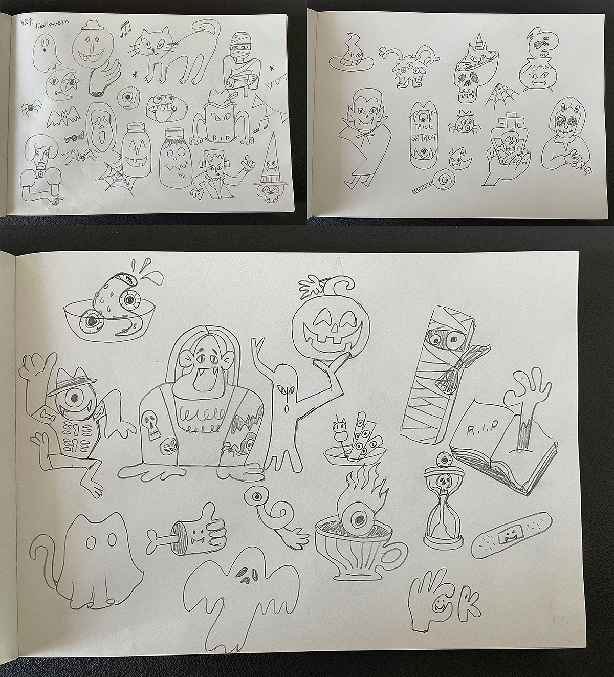 万圣节创意插画集（图ZMzIwMjMzNzM2） - 创作习作 - 站酷设计师波罗丹原创素材 - 站酷ZCOOL