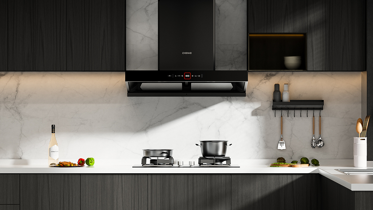 德意油烟机产品视觉展示