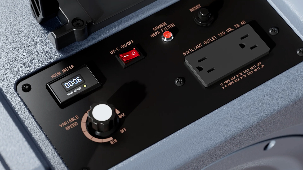 空气洗涤器三维动画