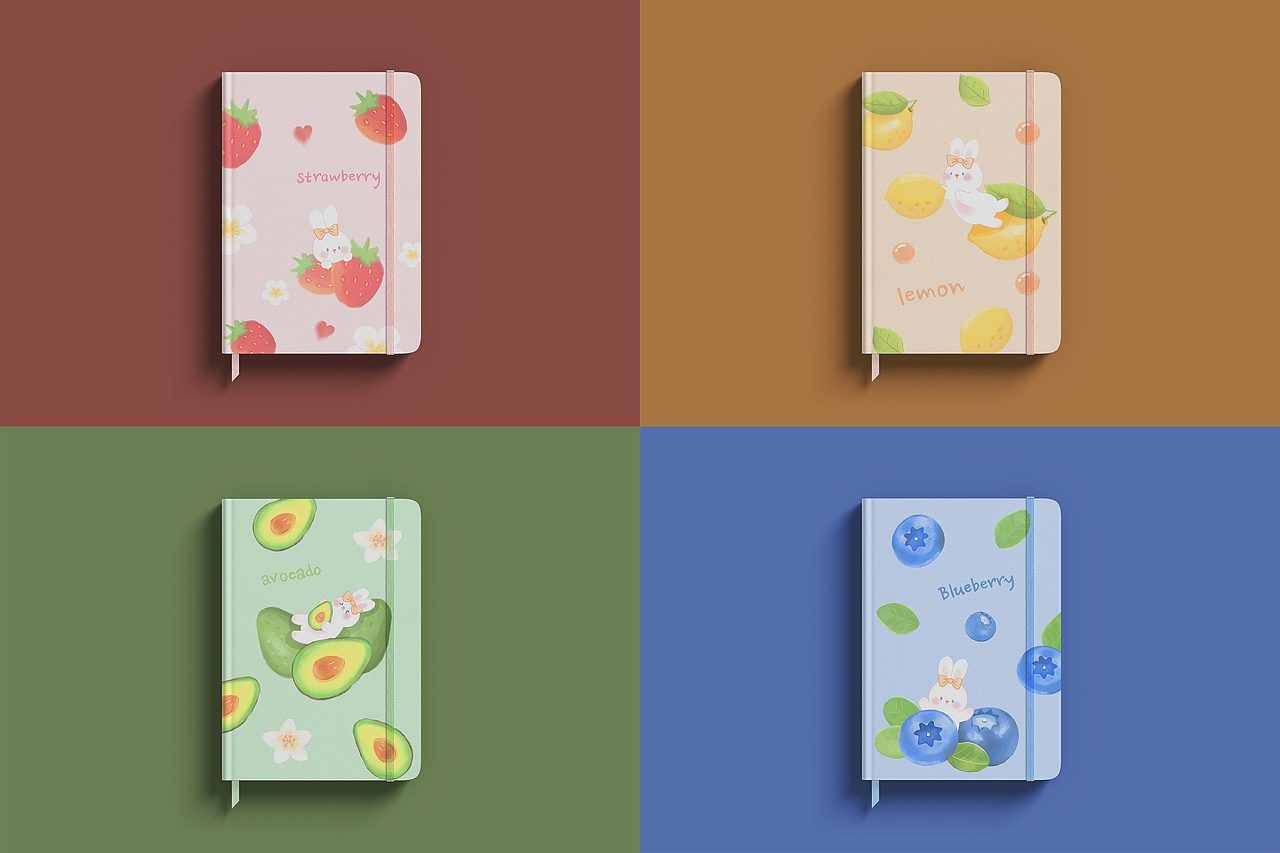 兔子水果乐园《本册设计》（图ZMzM0OTM3NDQw） - 商业插画 - 站酷设计师胡椒果酱原创素材 - 站酷ZCOOL