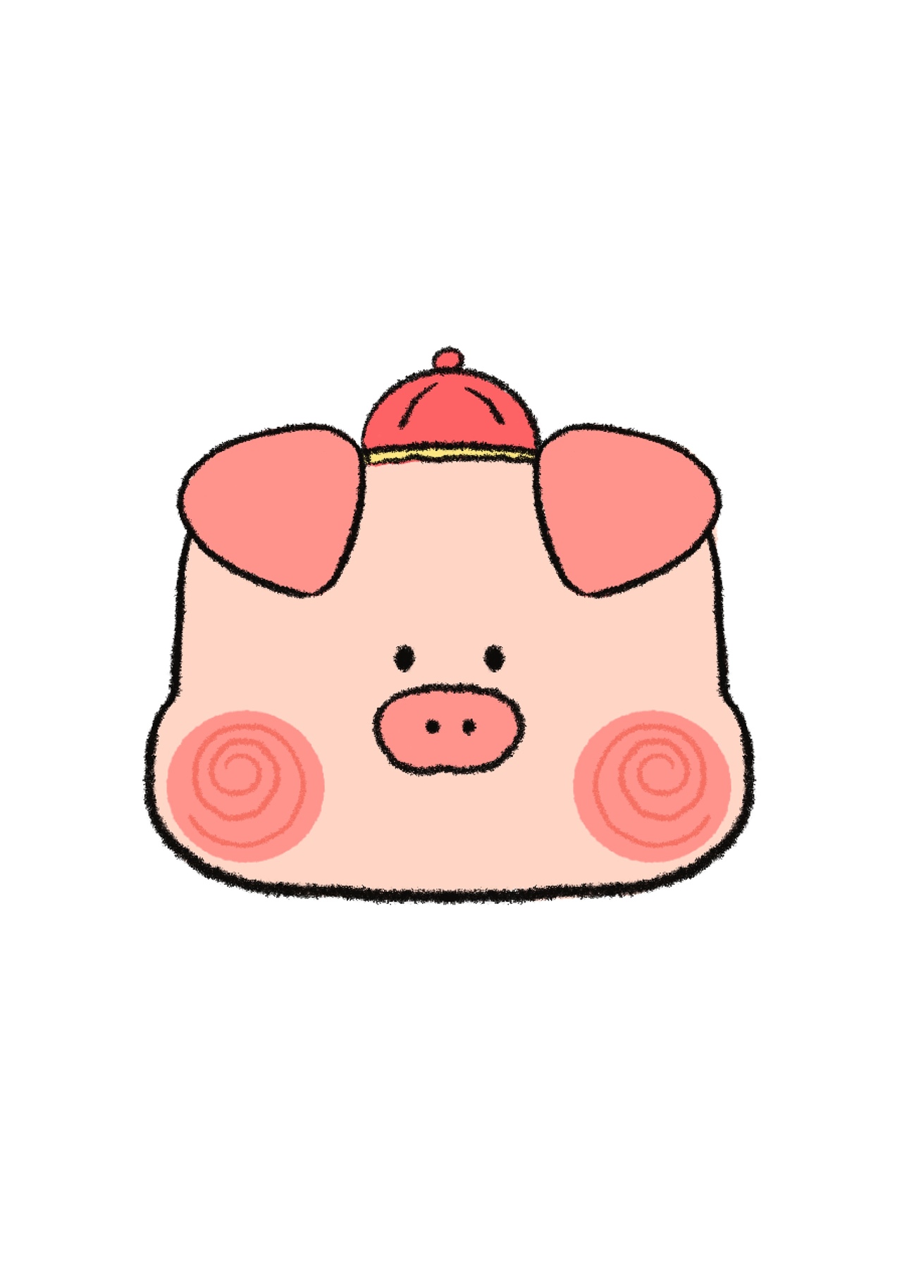 新年系列小动物头像（图ZMzYzNzUyMzcy） - 儿童插画 - 站酷设计师海贝007原创素材 - 站酷ZCOOL