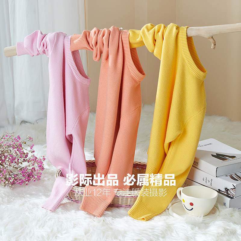 纱窗的毛衣#场景创意拍#平铺挂拍