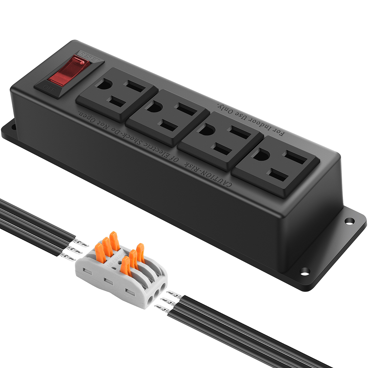 带端子的桌面式插板