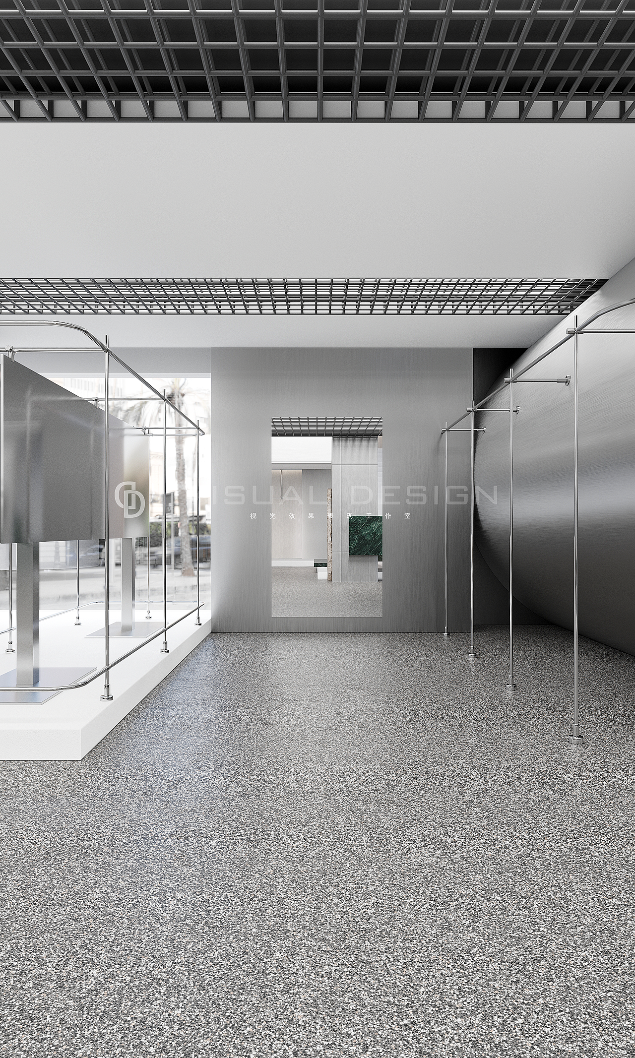 金属感服装店（图ZMzAzMDk0NDI4） - 建筑/空间 - 站酷设计师笙凡设计表现原创素材 - 站酷ZCOOL