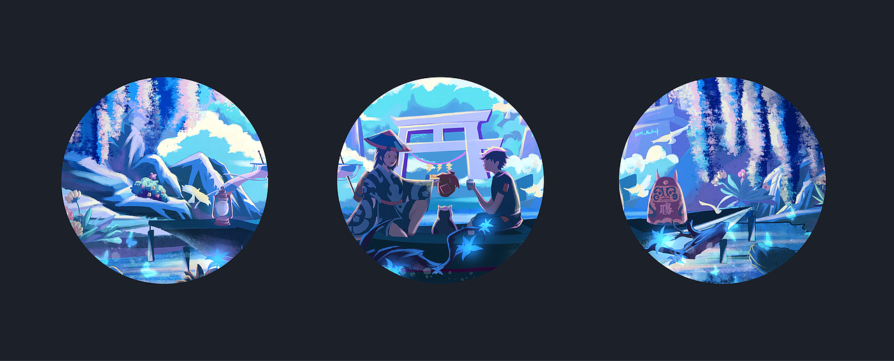 幻湖谧舟（图ZMzAwMjg0NTA0） - 创作习作 - 站酷设计师疯小孩儿原创素材 - 站酷ZCOOL