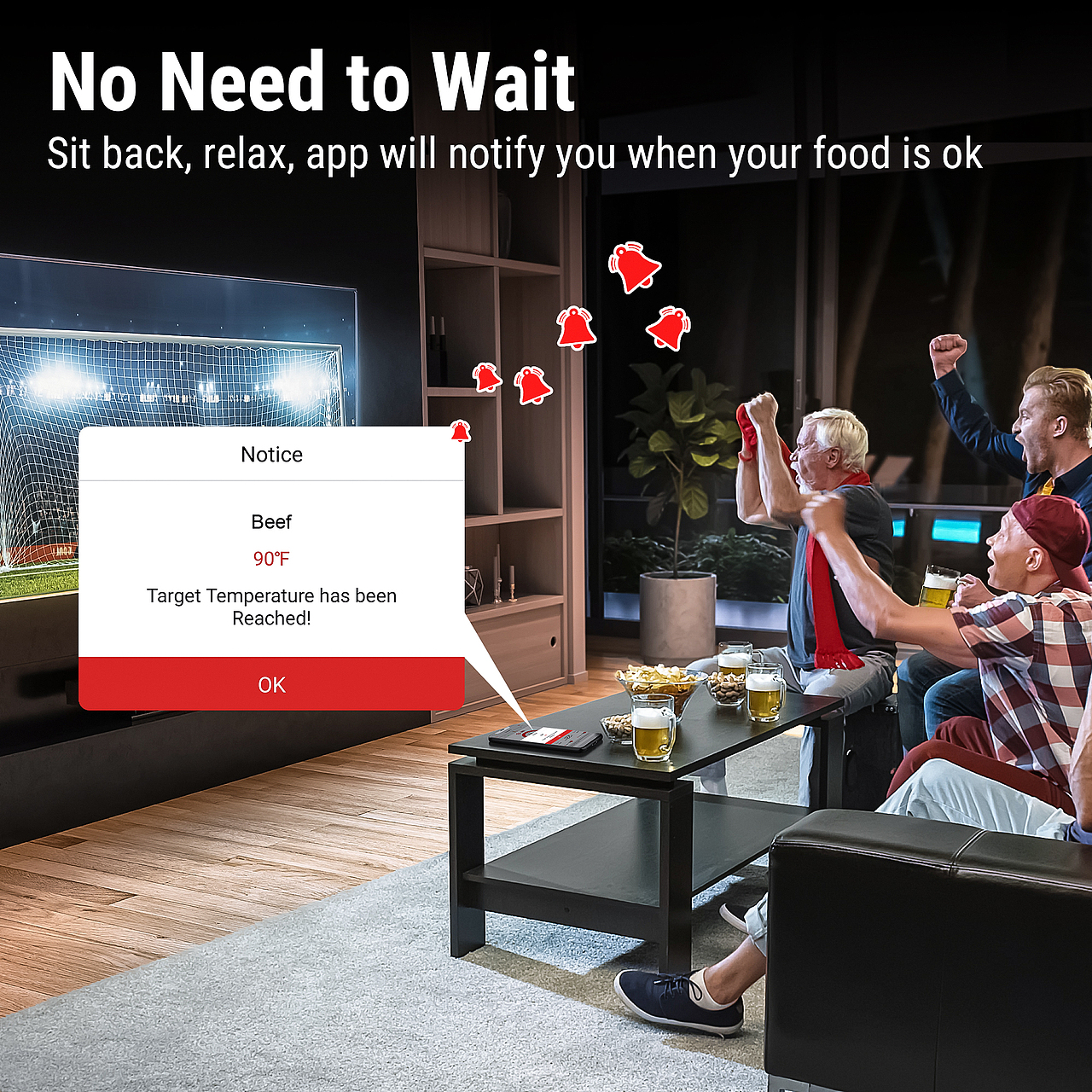 无线蓝牙 烧烤温度计