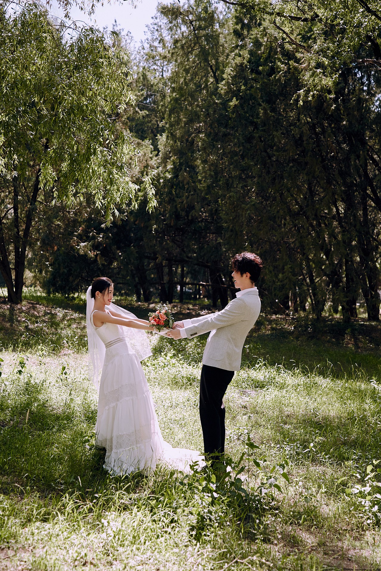 如果有两颗心我肯定会爱你两次,森系婚纱照