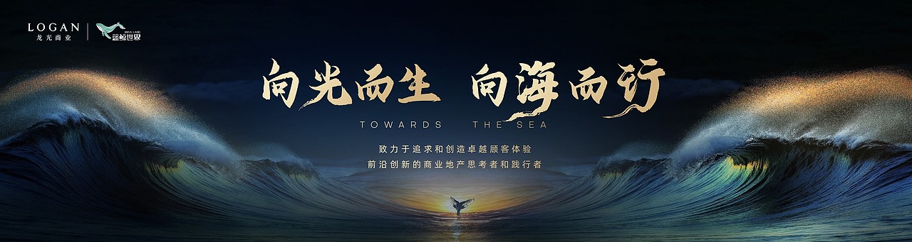 PPT定制/龙光商业/鲸影共赢发布会