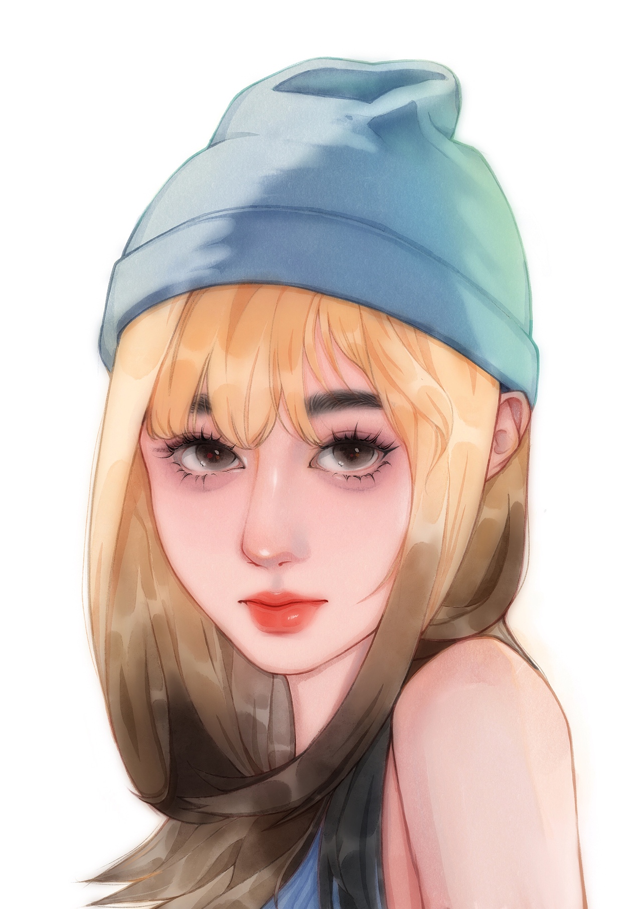 水彩人物头像练习（图ZMzUwNjczMzk2） - 创作习作 - 站酷设计师泥渍原创素材 - 站酷ZCOOL