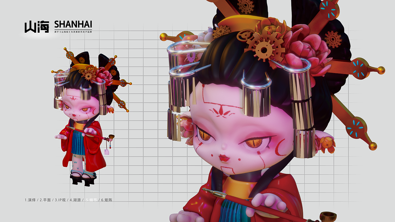 山海 | 原创IP | 潮玩文创IP设计 | 可授权（图ZMzQwNzg1NzA0） - IP形象 - 站酷设计师阿什么双原创素材 - 站酷ZCOOL