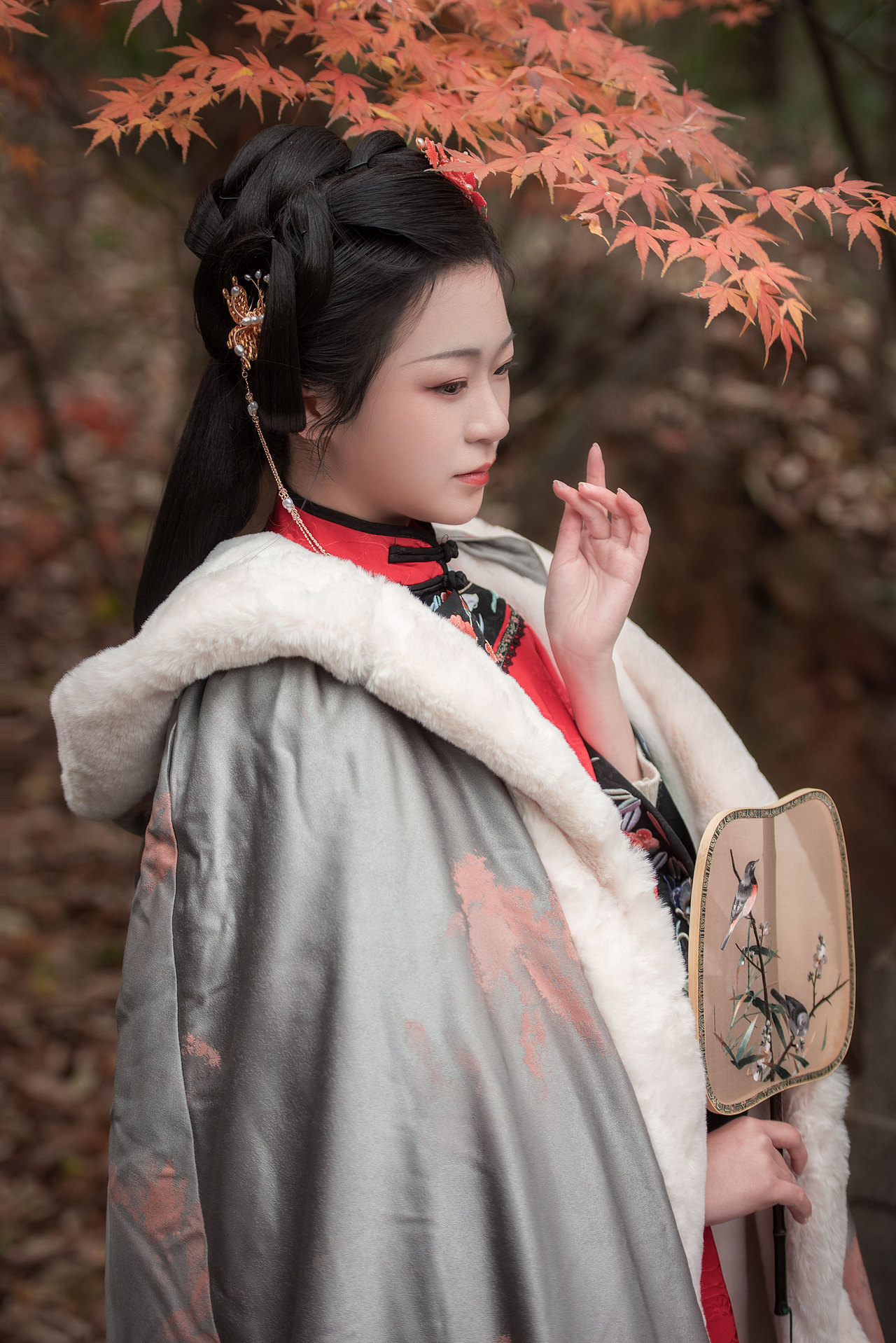 霜叶红林晚（图ZMzEwOTMxMTAw） - 人像摄影 - 站酷设计师糊涂仙人LEO原创素材 - 站酷ZCOOL