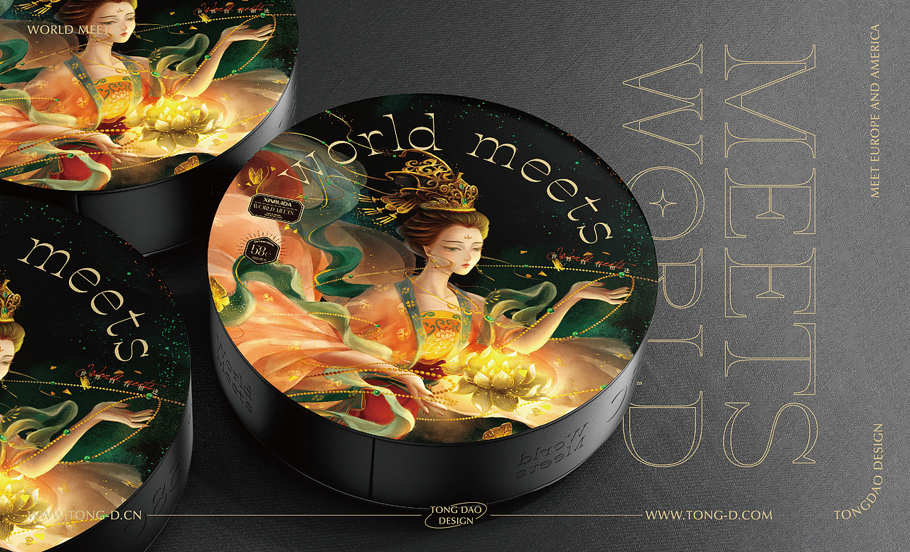 世界自有相逢×同道设计·敦煌·七夕礼品套盒包装设计