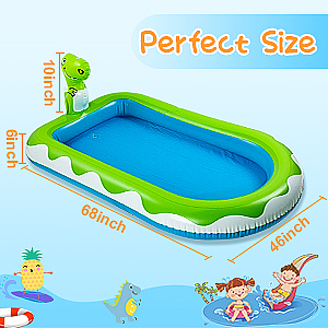 亚马逊-恐龙喷水垫主图