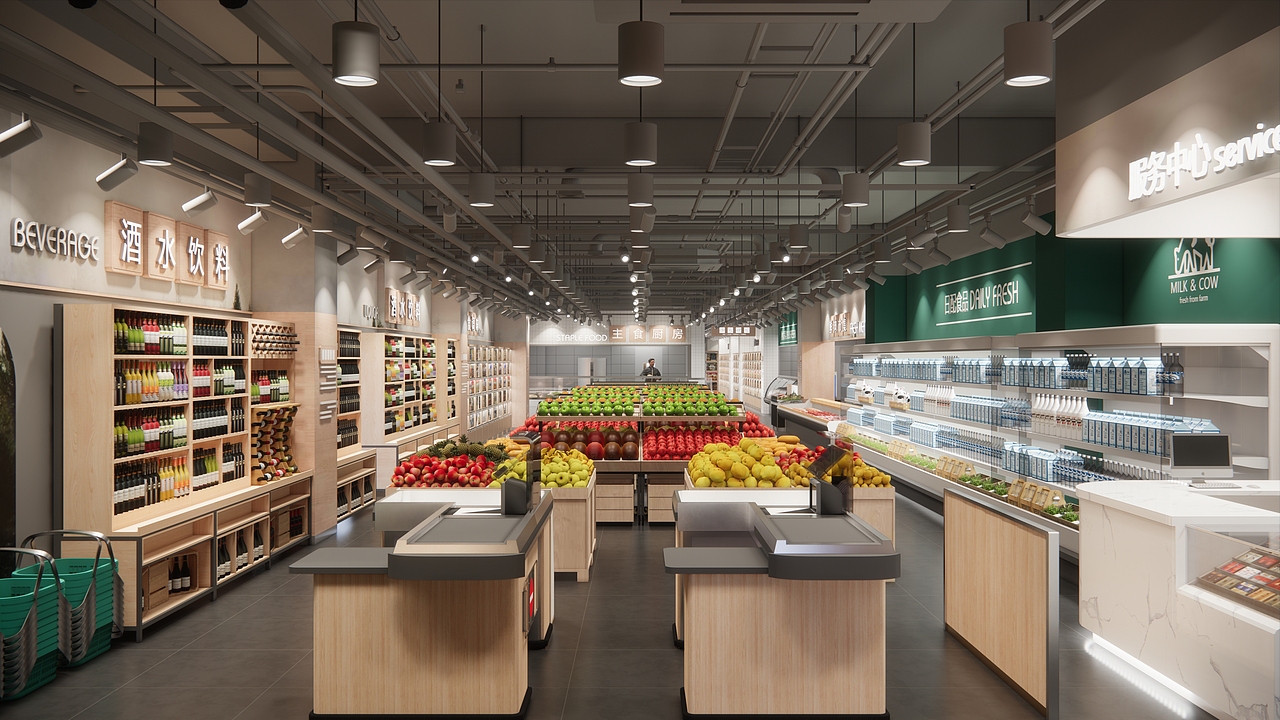 超市发焦化厂店（图ZMzIyMjQ2OTUy） - 商业空间设计 - 站酷设计师usccs原创素材 - 站酷ZCOOL