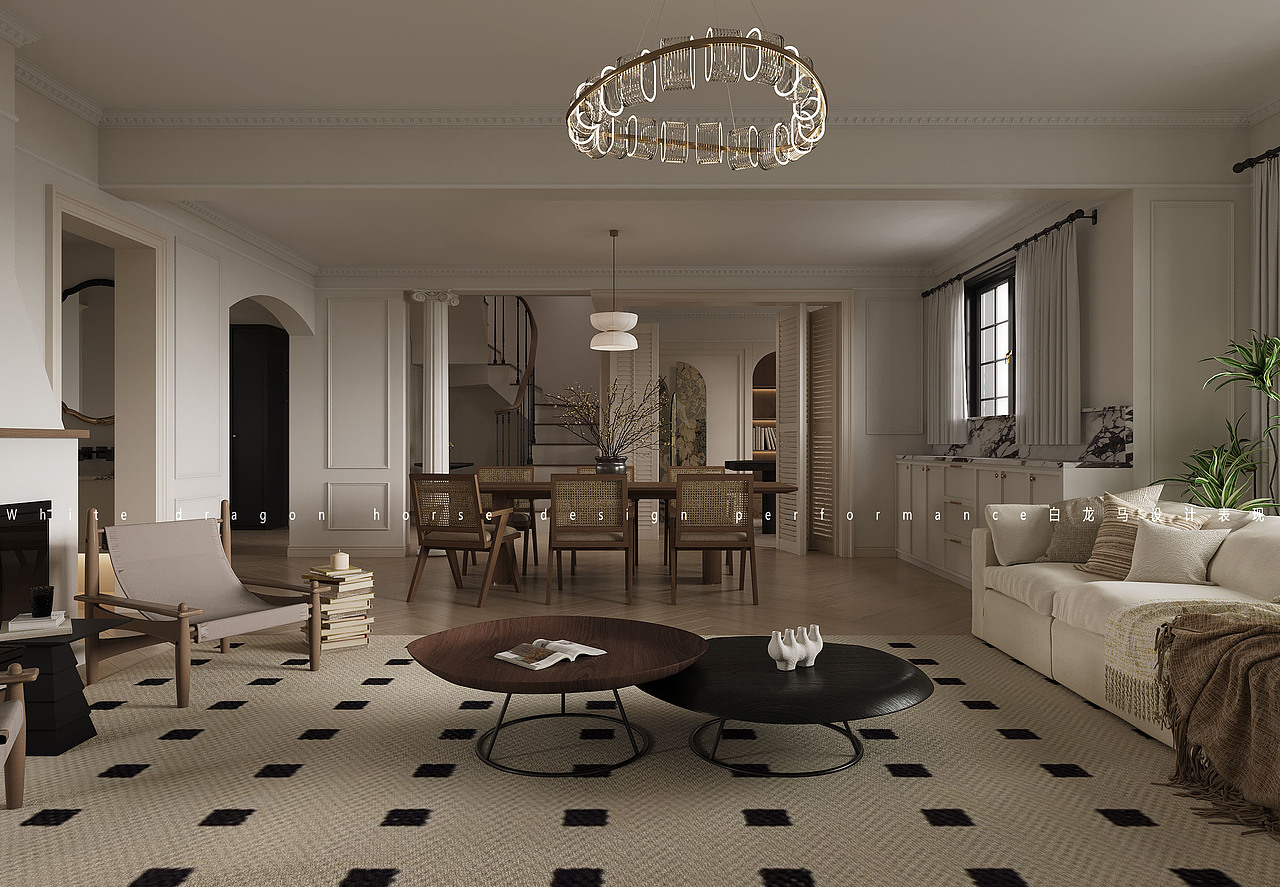 法式复古——白龙马效果图